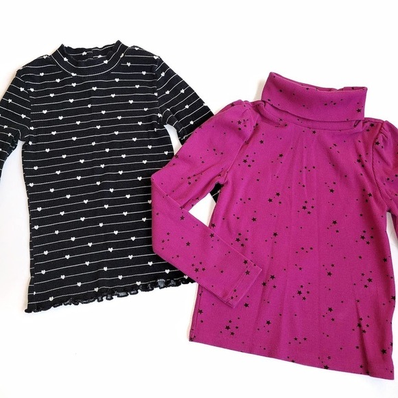 Gap & Old Navy Size Small Turtleneck Mockneck Bundle Pink - Picture 1 of 2